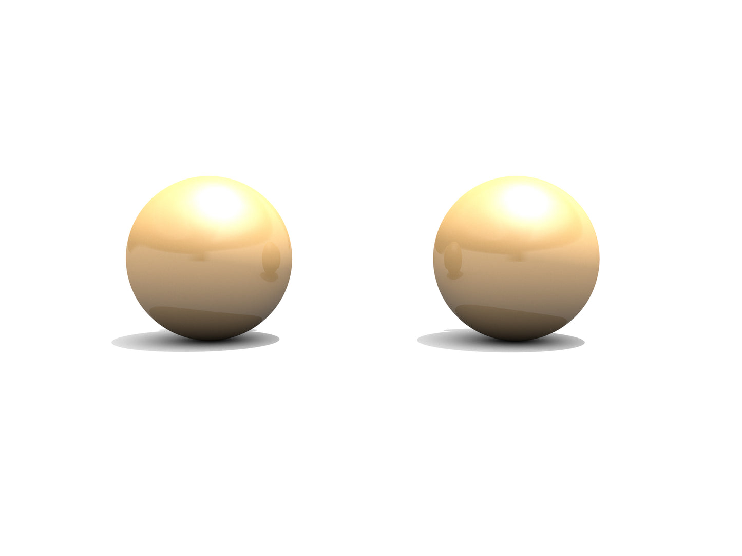 MatiJaro Pearls earrings, 18K white gold, each set with an Akoya pearl.