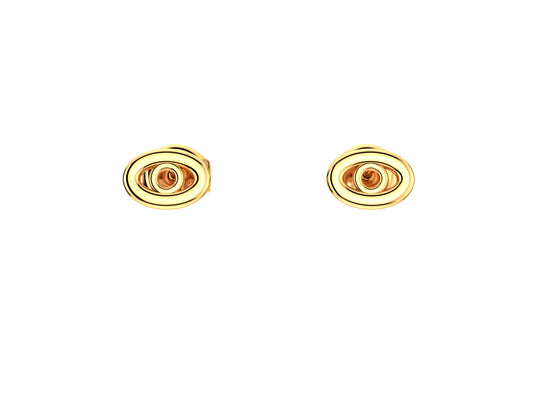 Hit New Style earrings, 18K rose gold. Diameter 13 mm.