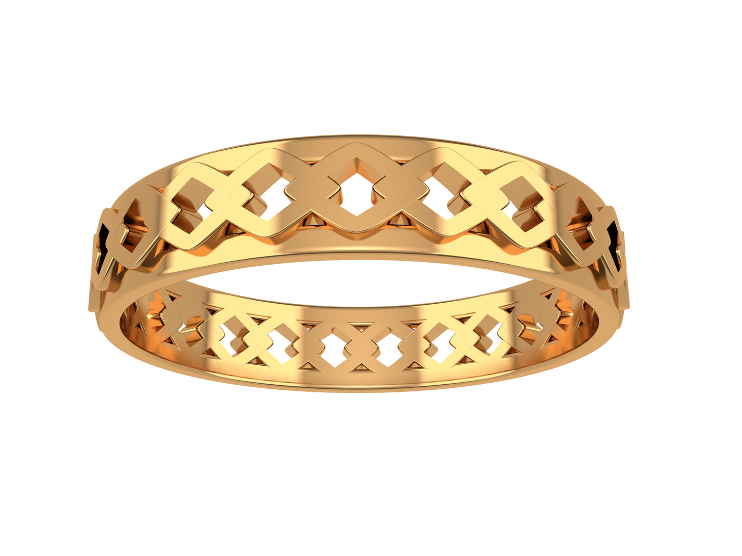 MatiJaro MJ wedding band, width 4.0 mm, 18K rose gold.