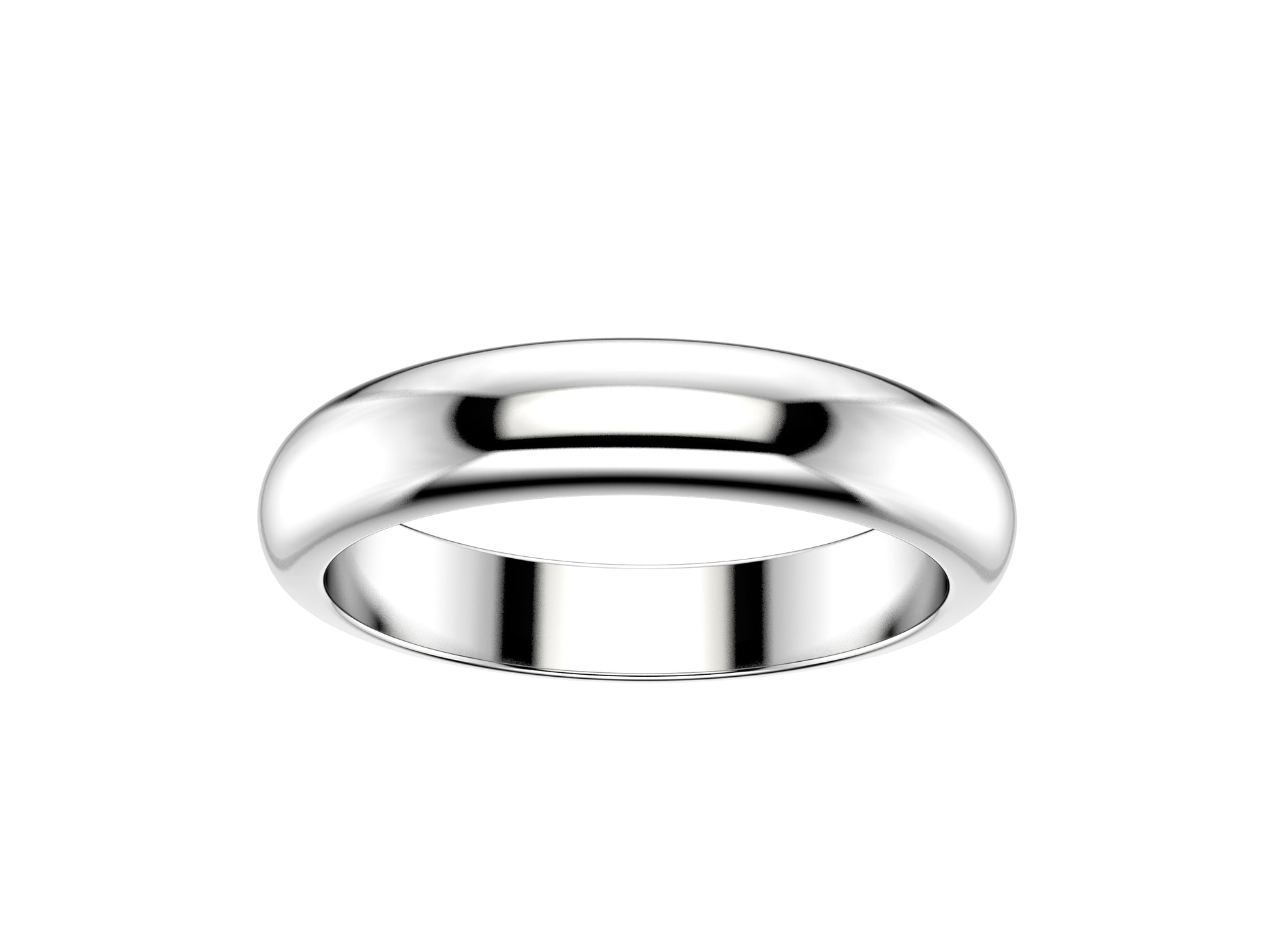 Love wedding band, width 3.5 mm, platinum 950.