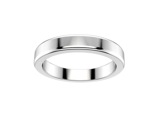 Love wedding band, width 3.0 mm, platina 950.