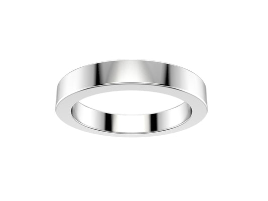 Love wedding band, width 3.0 mm, platina 950.