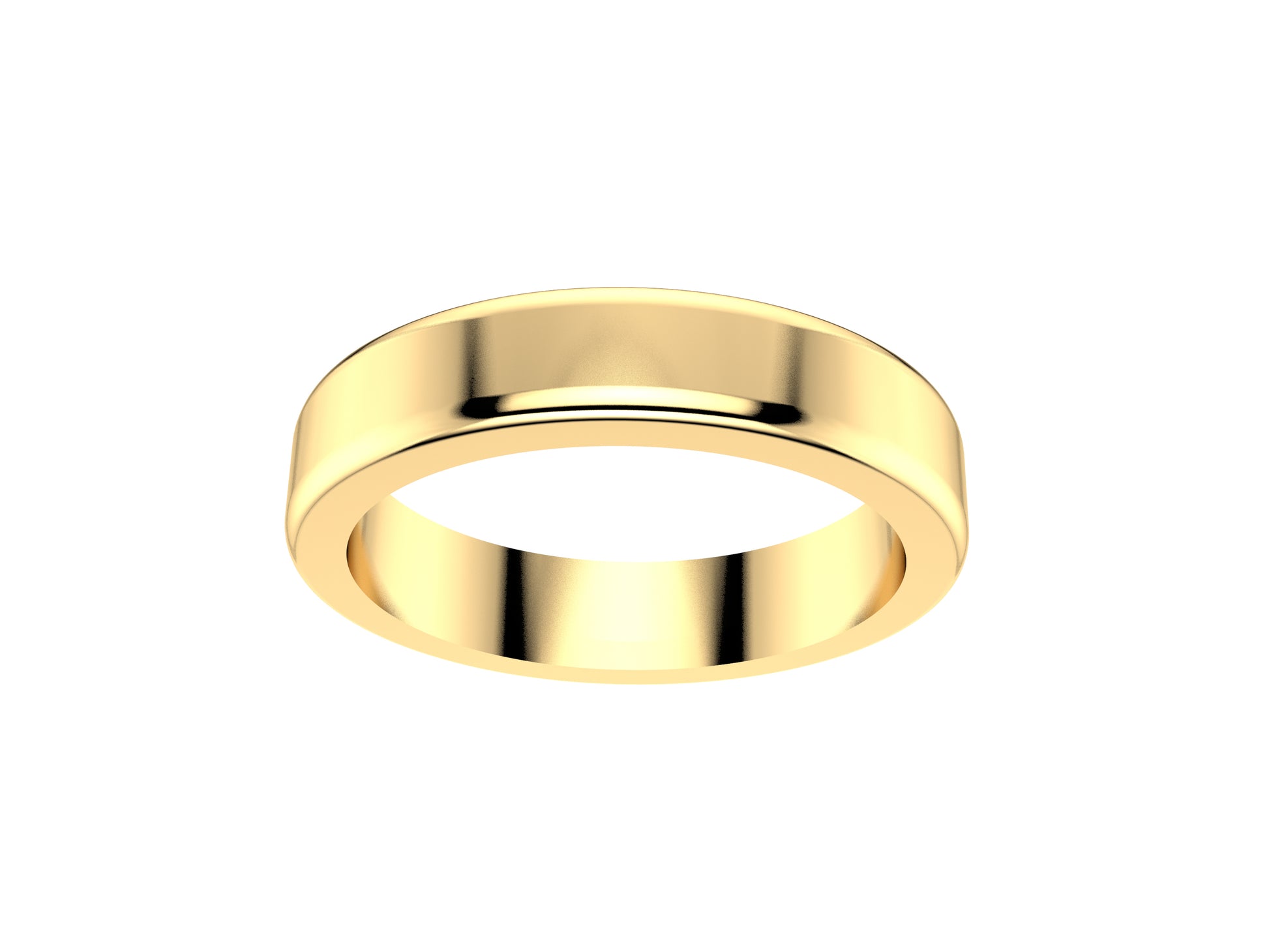 Love wedding band, width 4.3 mm, 18K yellow gold.