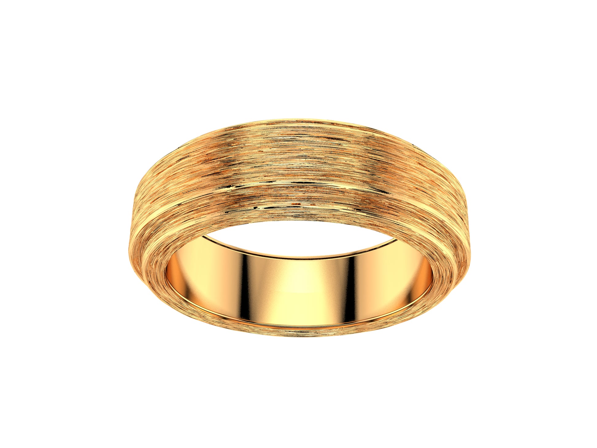 Love WM wedding band, width 5.0 mm, 18K rose gold.