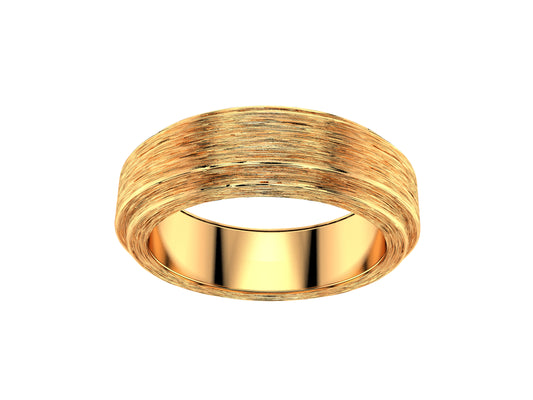 Love WM wedding band, width 5.0 mm, 18K rose gold.