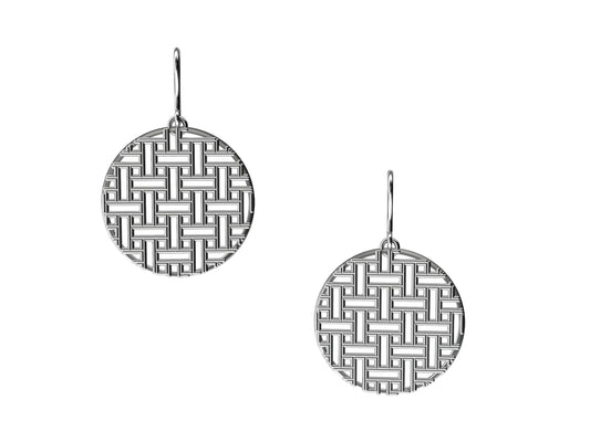 Hit New Style earrings, sterling silver 925. Inner diameter 26 mm.