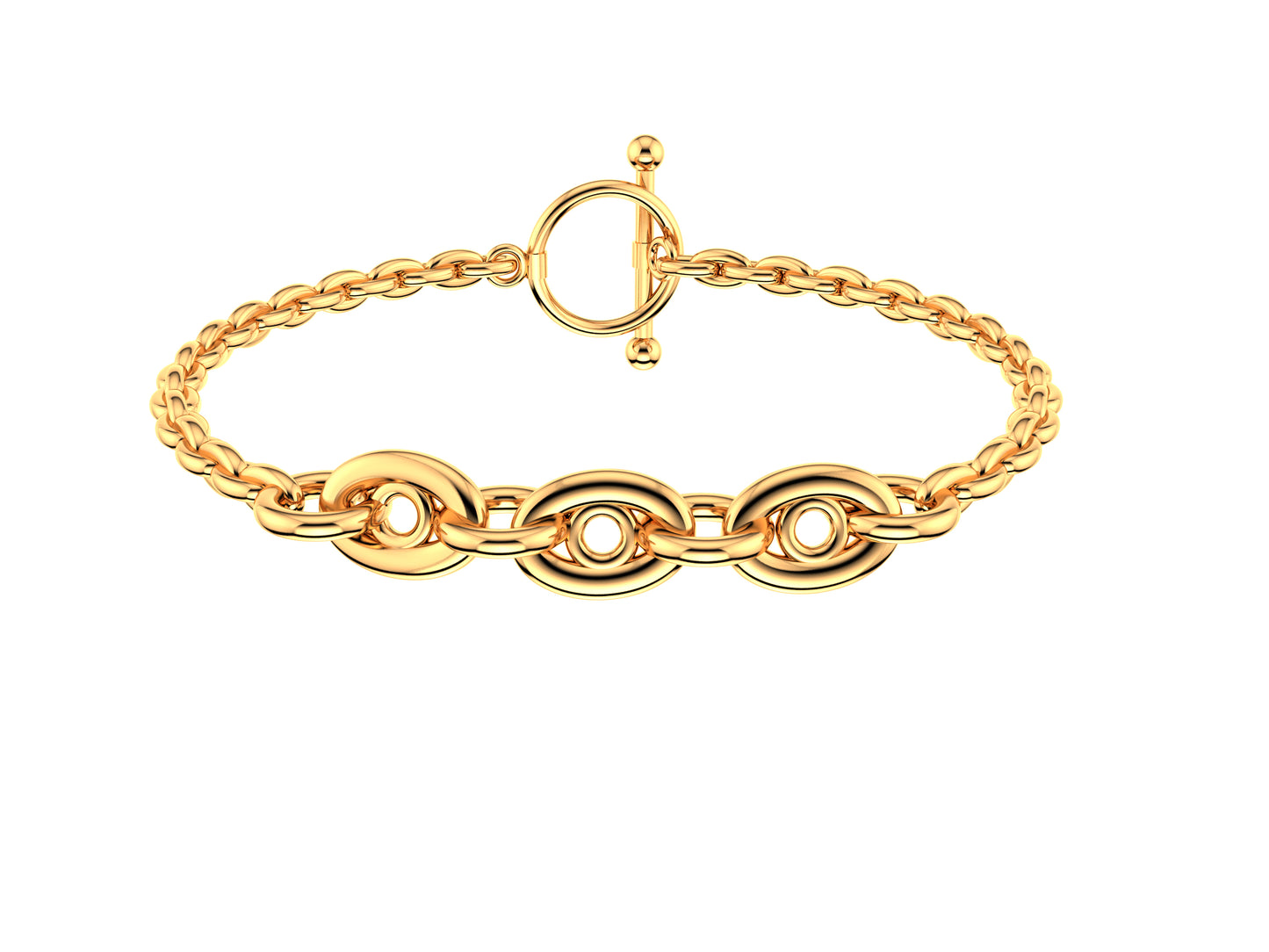 Hit New Style WM bracelet, 18K rose gold.
