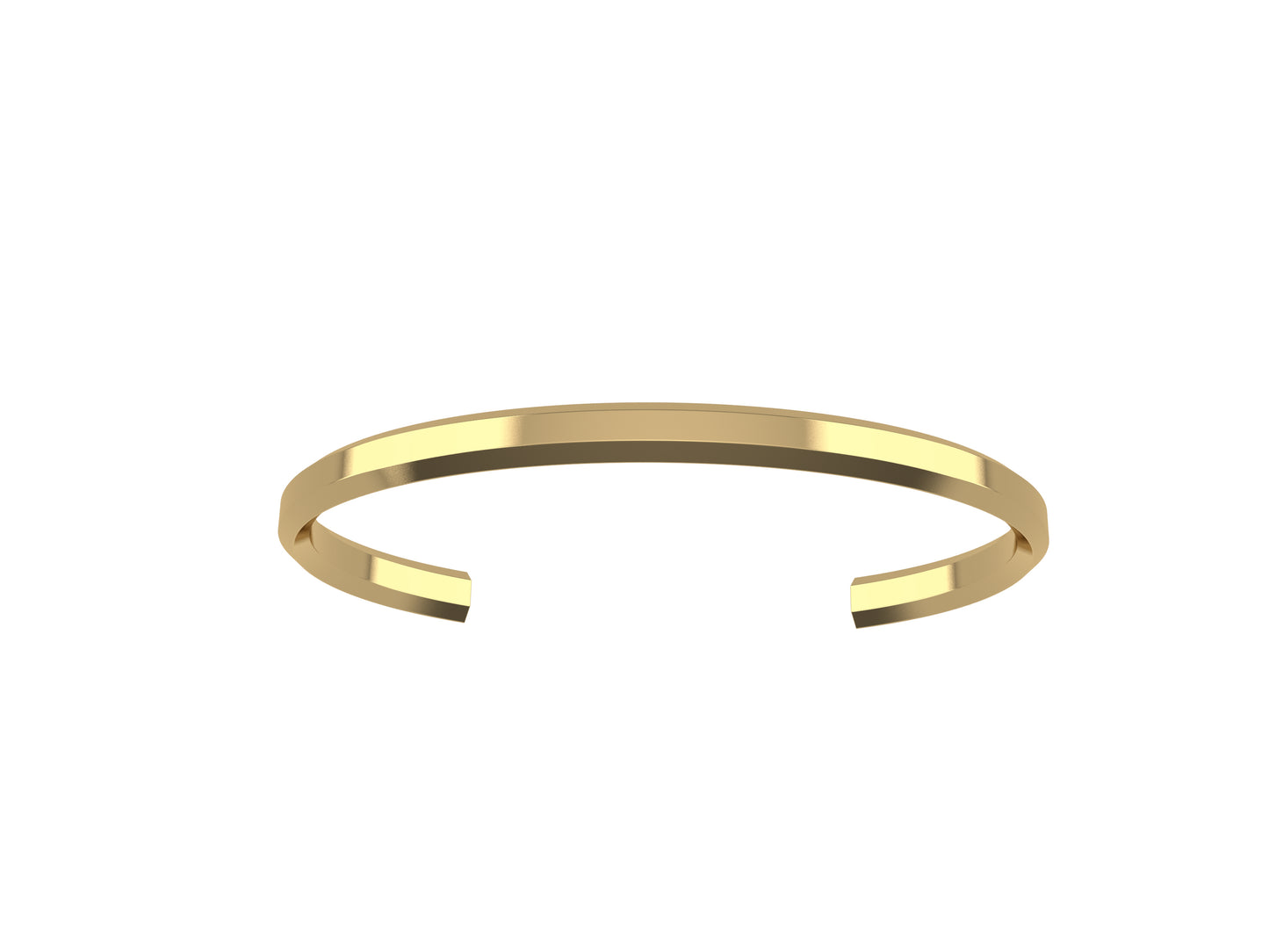 Hit New Style WM P bracelet, 18K yellow gold. Width: 5 mm.