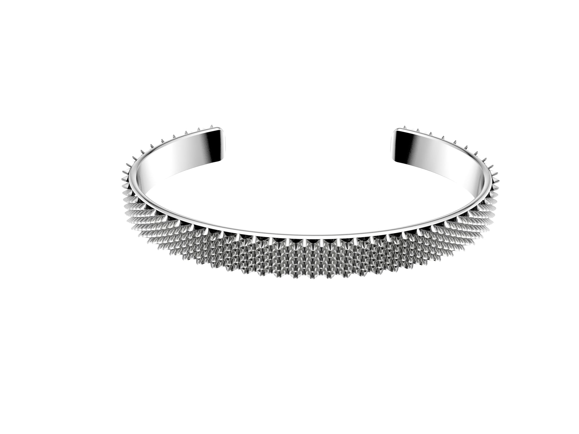 Hit New Style bracelet, sterling silver. Width: 3.65 mm.