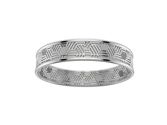 Hit New Style bracelet, sterling silver. Width: 12.00 mm.