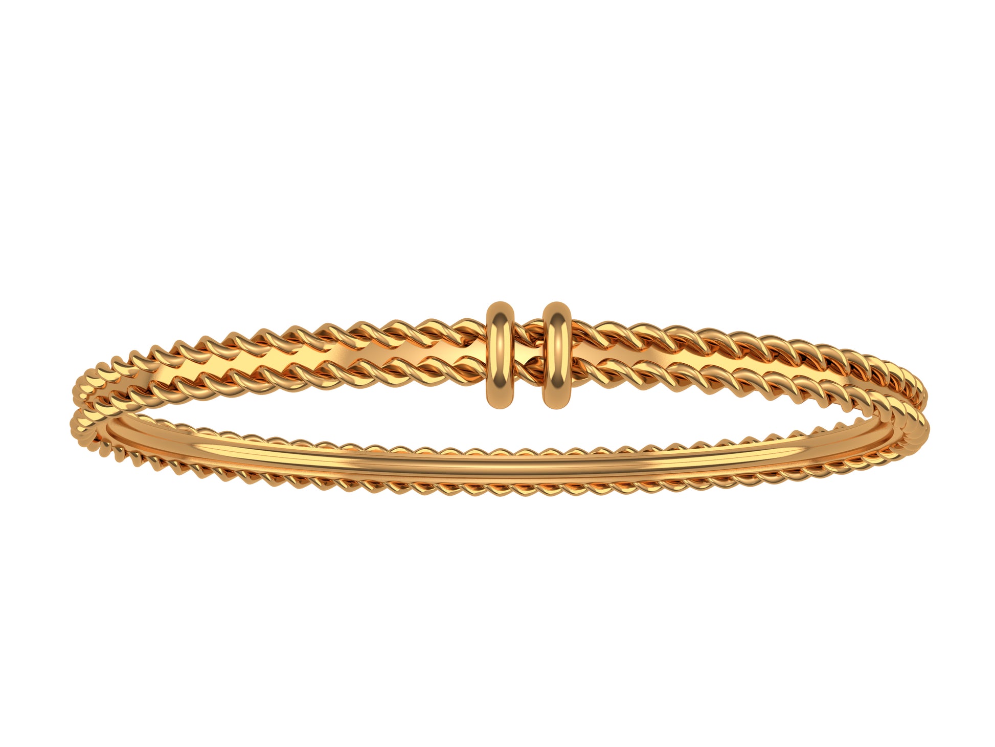 Forever bracelet, 18K rose gold. Width: 4 mm.
