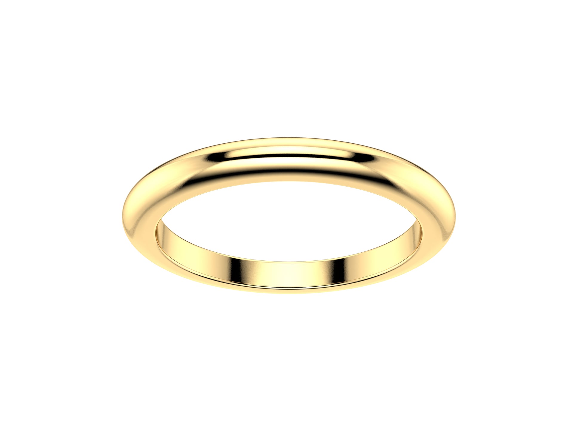 Love wedding band, width 2.0 mm, 18K yellow gold.