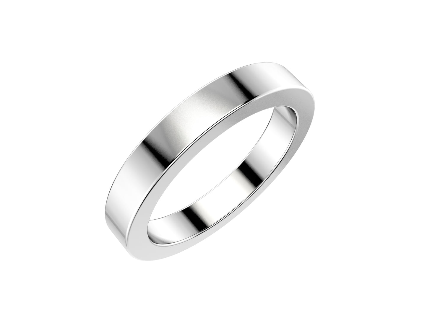 Love wedding band, width 3.0 mm, platina 950.