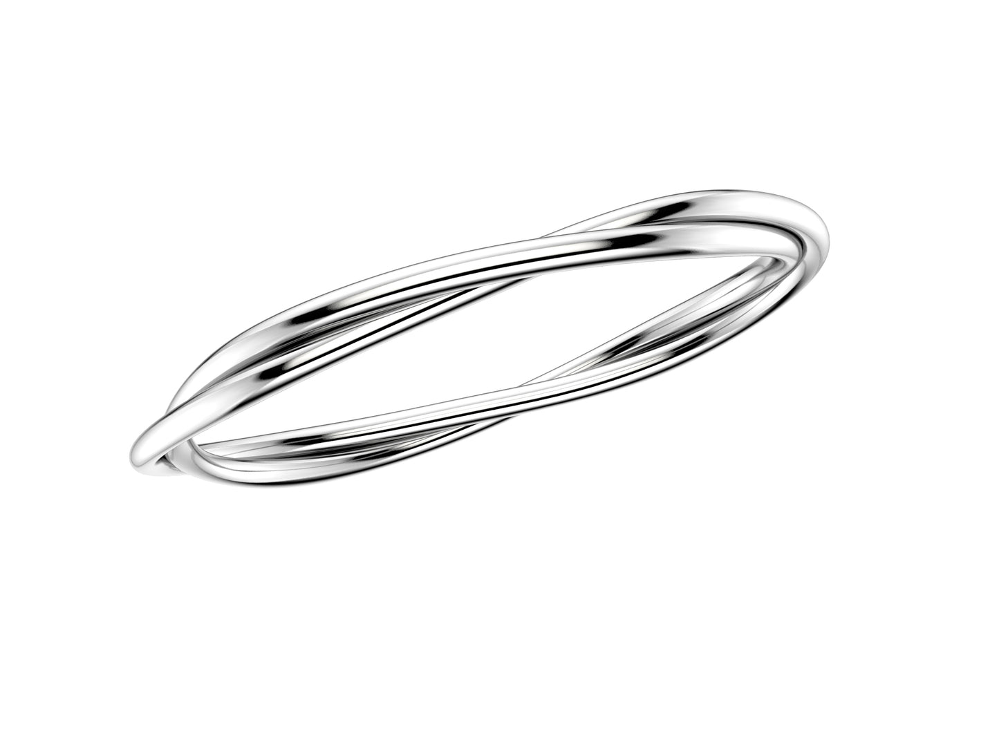 Hit New Style bracelet, 18K white gold. 