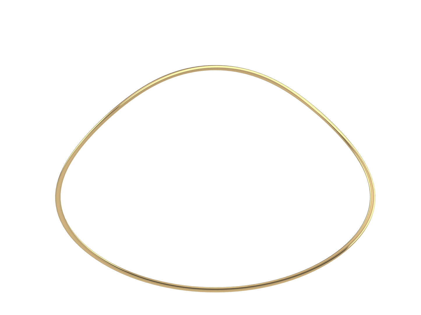 Hit New Style bracelet, 18K yellow gold. Width: 3.65 mm.