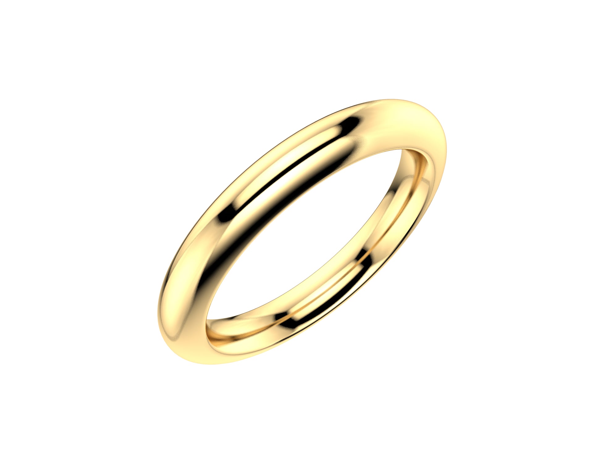 Love wedding band, width 2.9 mm, 18K yellow gold.