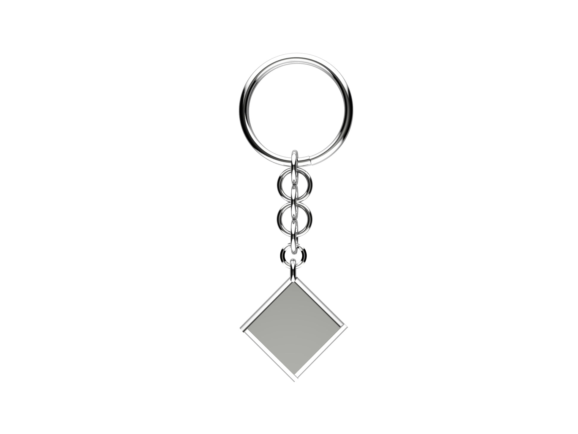 Hit New Style keyring in sterling silver.