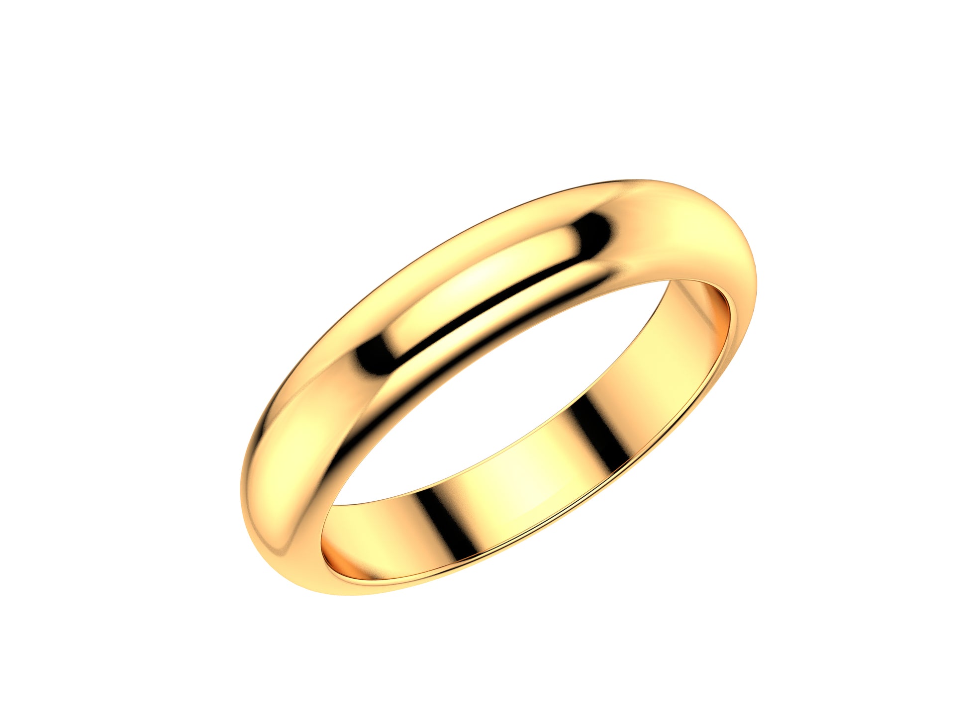 Love wedding band, width 3.5 mm, 18K rose gold.