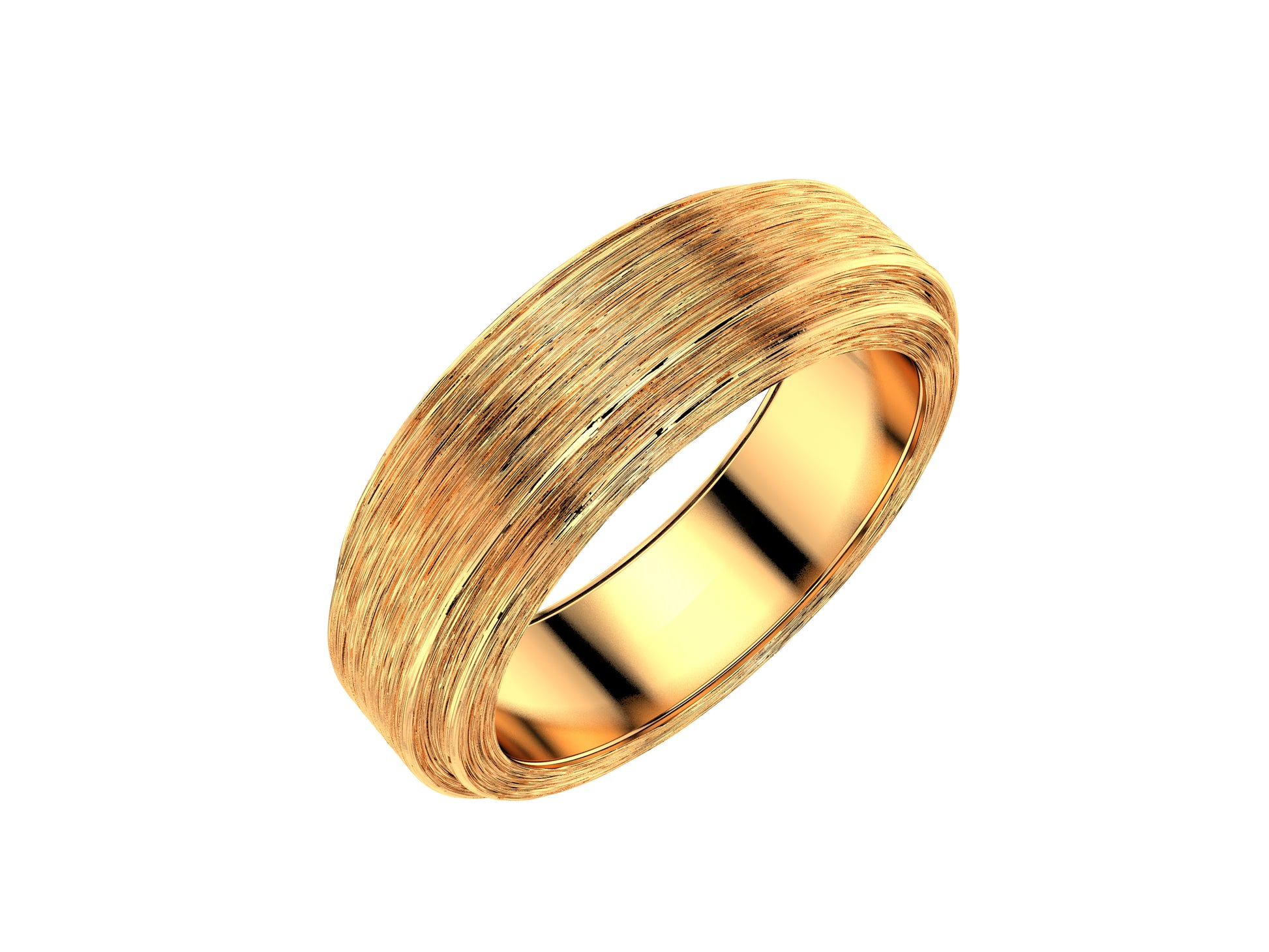 Love WM wedding band, width 5.0 mm, 18K rose gold.