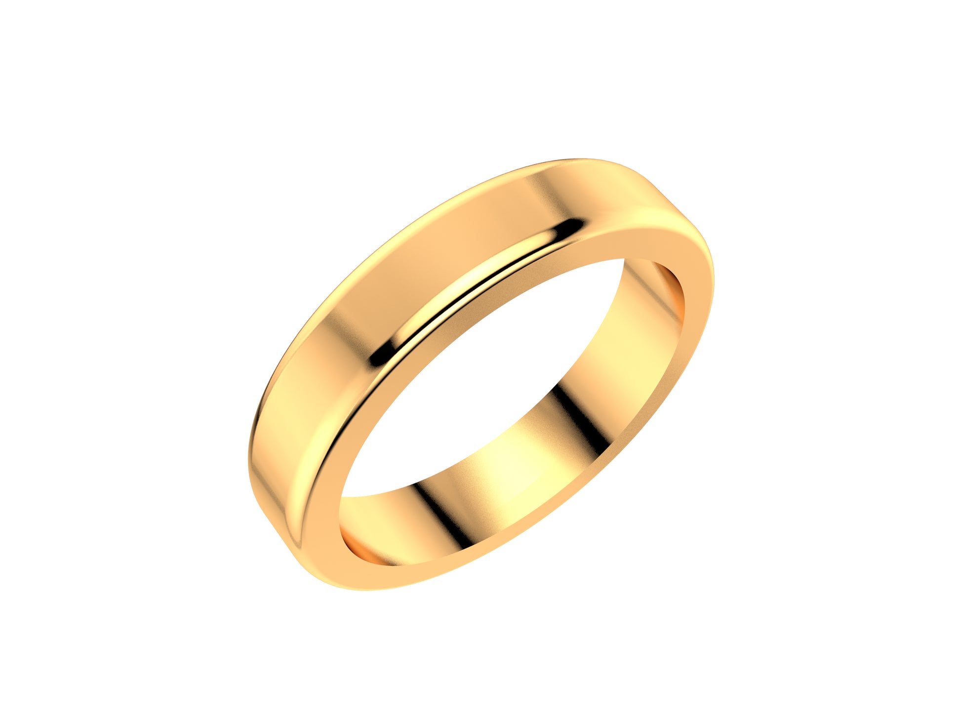 Love wedding band, width 4.3 mm, 18K rose gold.