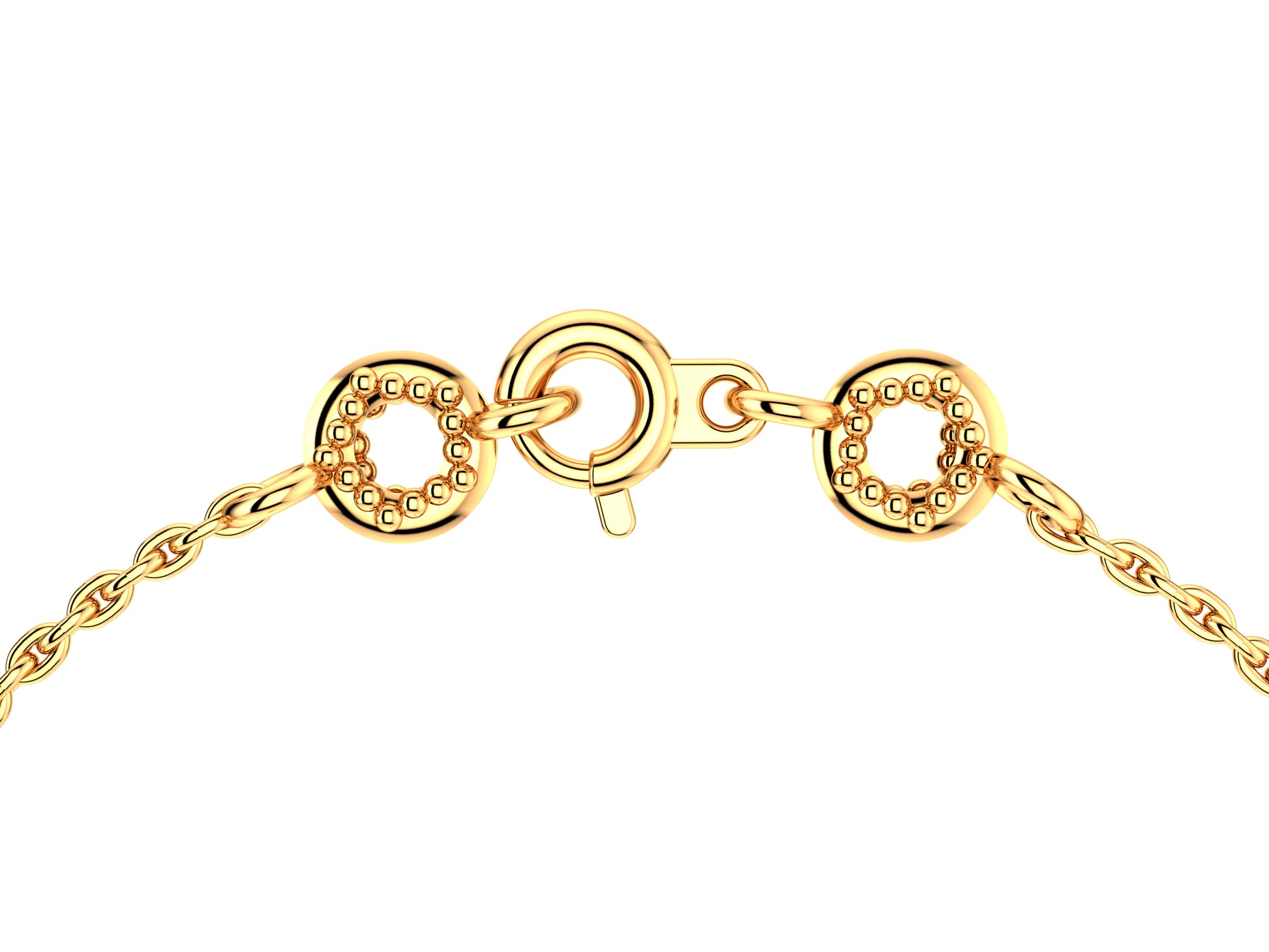 Flower bracelet, 18K rose gold,