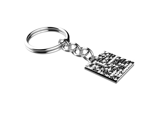 Hit New Style keyring in sterling silver.