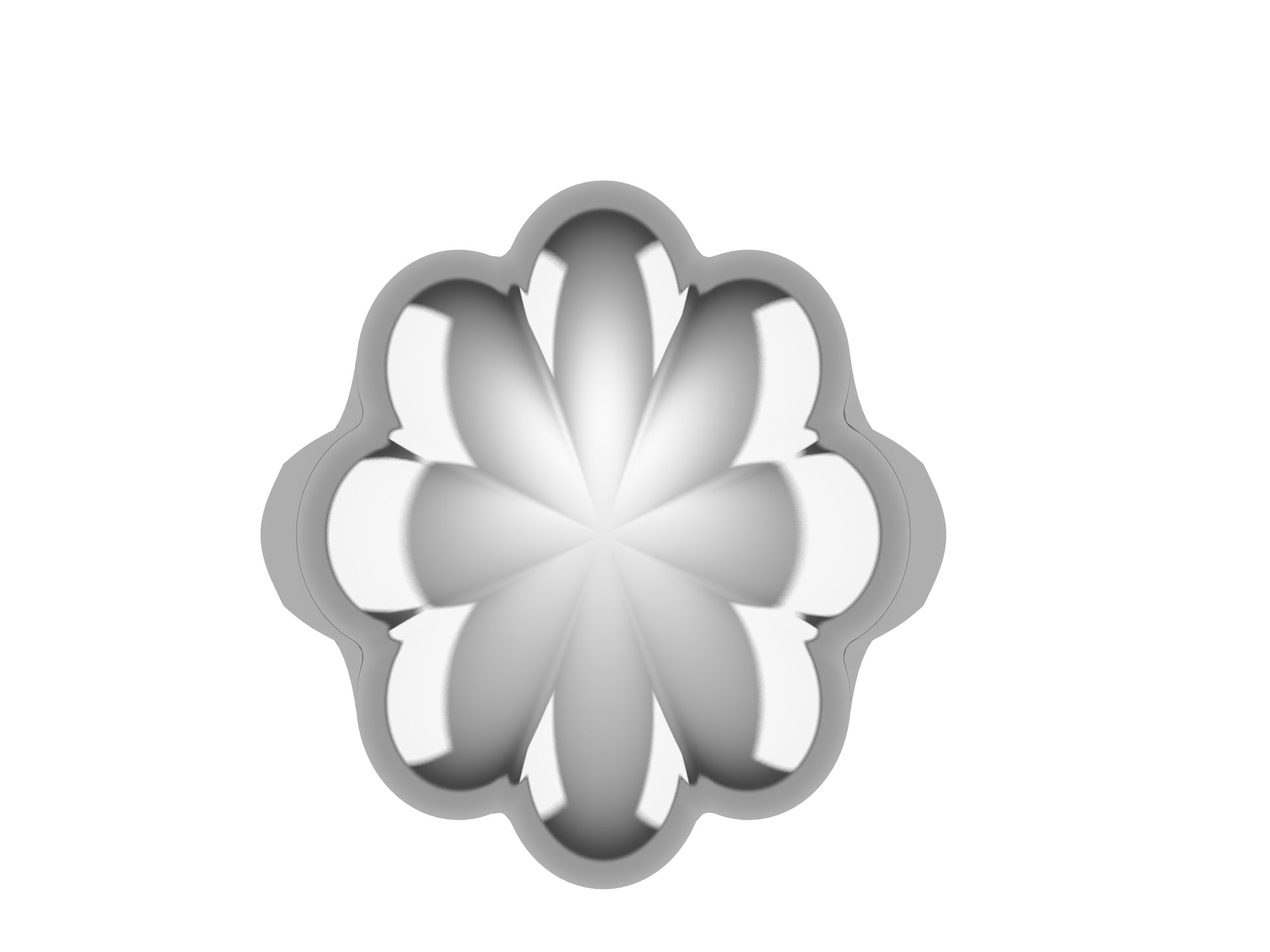 Flores de MatiJaro ring, sterling silver 950. Width of the pattern: 9.2 mm.