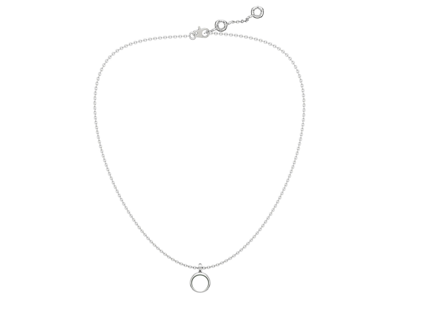 MatiJaro Pearl necklace, 18K white gold, set with an Akoya pearl.