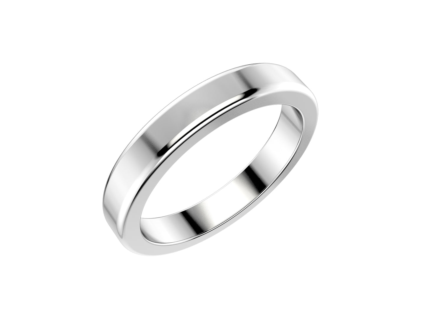 Love wedding band, width 3.0 mm, platina 950.