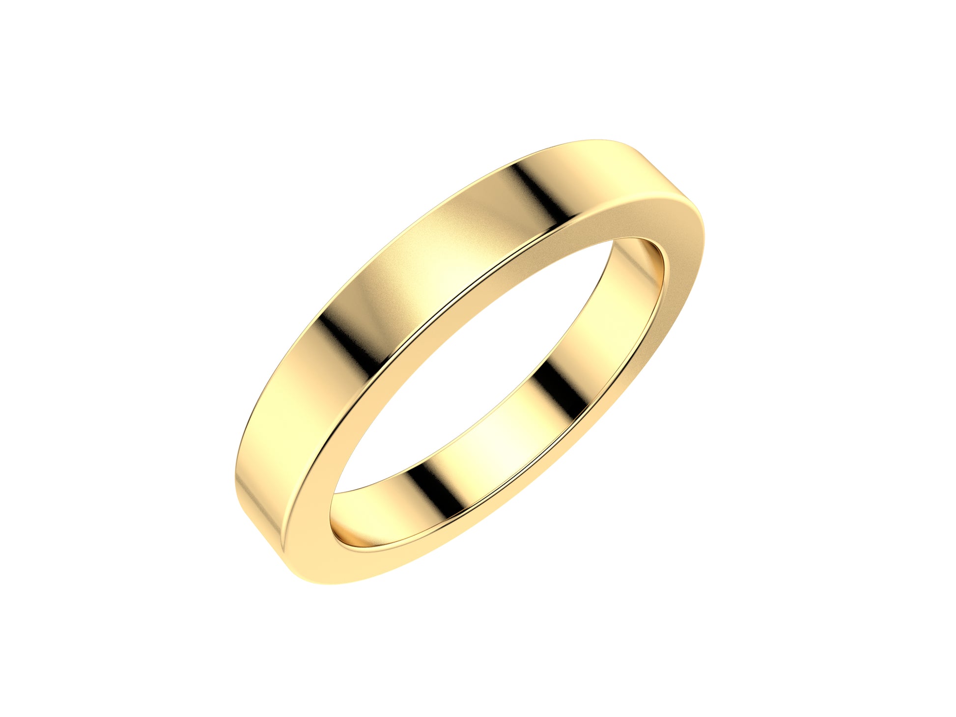 Love wedding band, width 3.0 mm, 18K yellow 